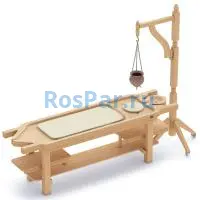 Аюрведический массажный стол Дхара Пати из кедра